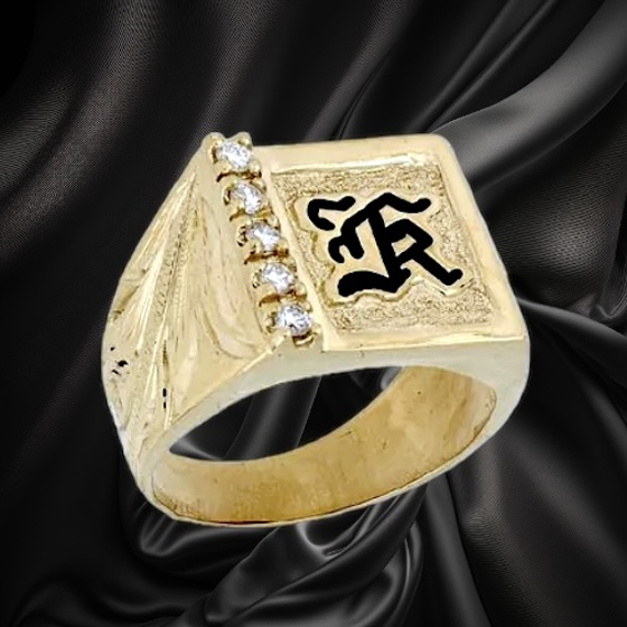 Gold Hawaiian Men's Ring